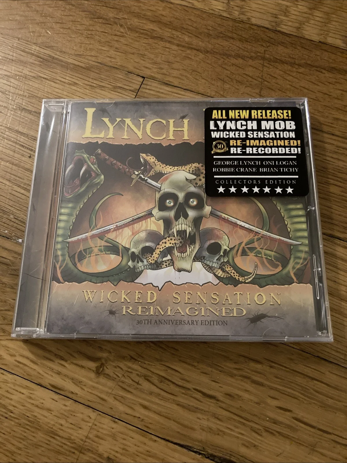 Lynch Mob - Wicked Sensation Reimagined CD - Signed George Lynch Oni Logan Auto, image 3