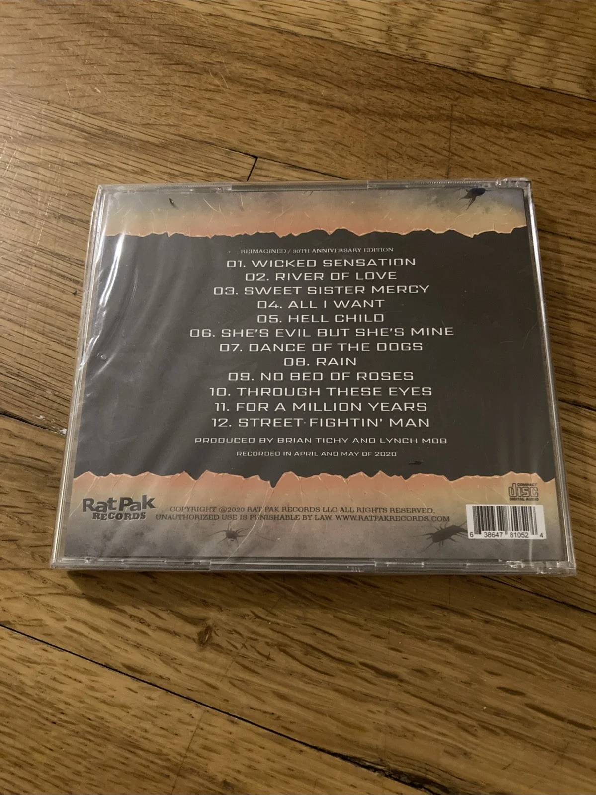 Lynch Mob - Wicked Sensation Reimagined CD - Signed George Lynch Oni Logan Auto, image 4