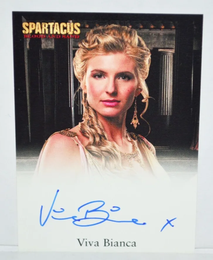 Viva Bianca — Rittenhouse Spartacus Blood And Sand Viva Bianca As Llithyia Autograph Card