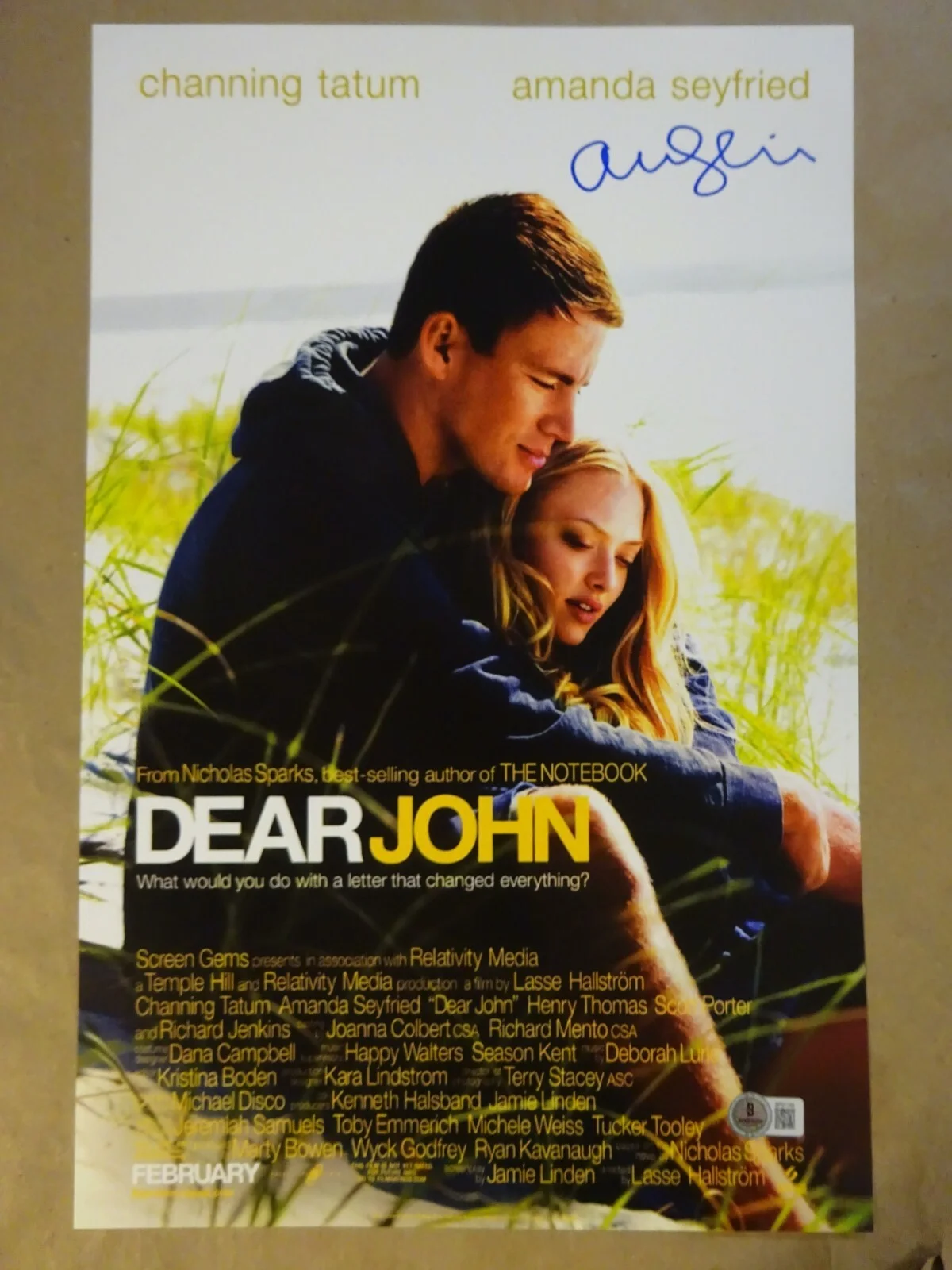 Amanda Seyfried — Signed Amanda Seyfried Autographed Dear John Photo 11"x17" Beckett BAS COA