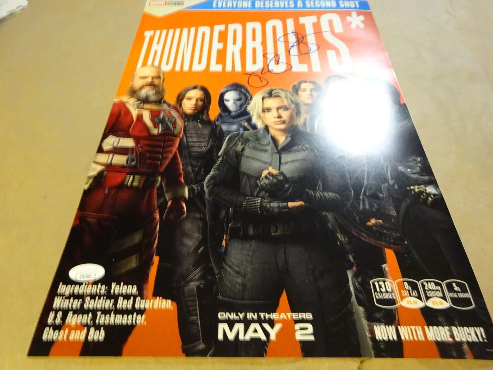Julia Louis-Dreyfus — Signed Julia Louis-Dreyfus Autographed Thunderbolts* 12"x18" Photo JSA COA, image 2