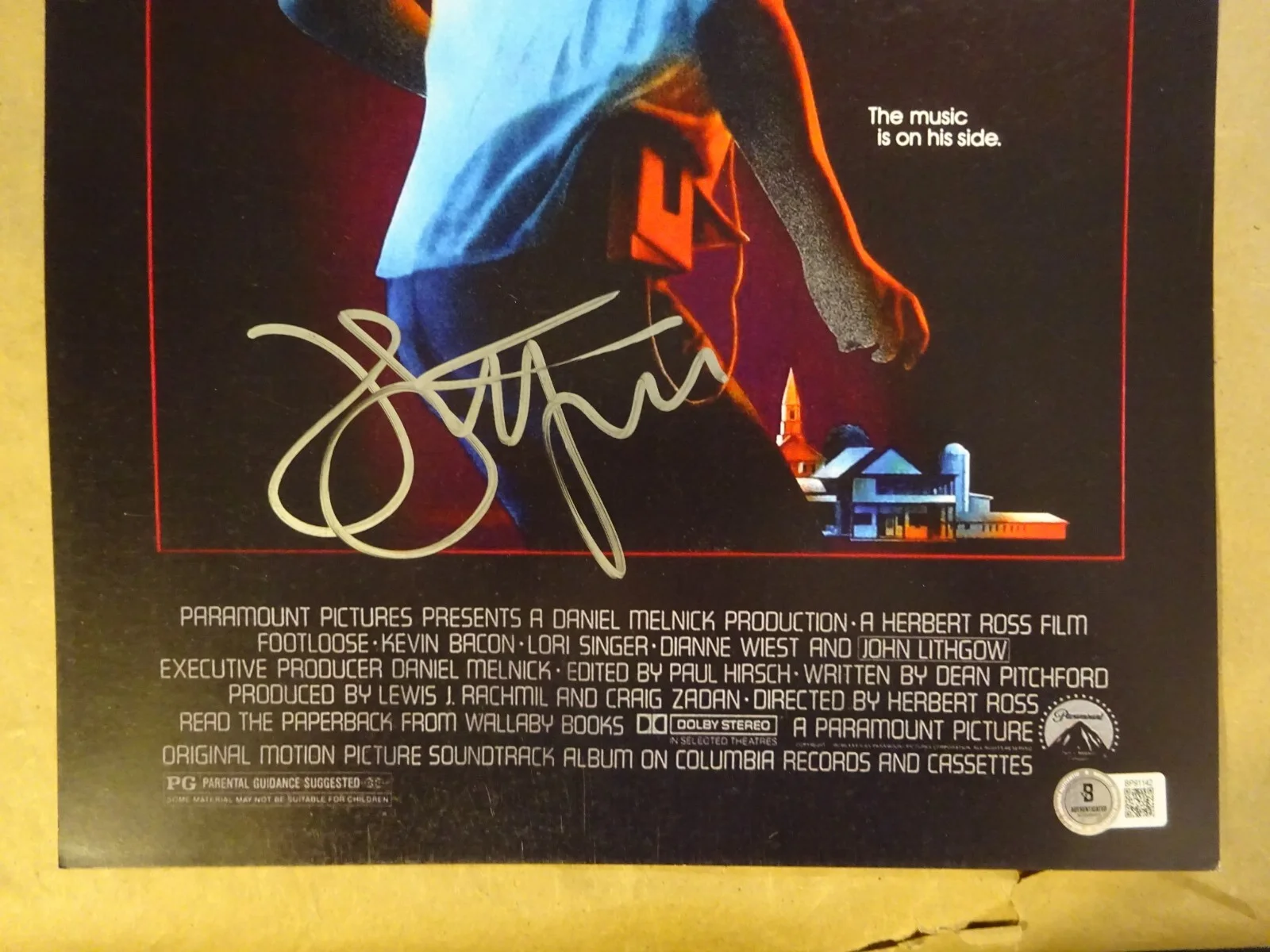 John Lithgow — Signed John Lithgow Autographed 11"x17" Footloose Photo Beckett BAS COA, изображение 3