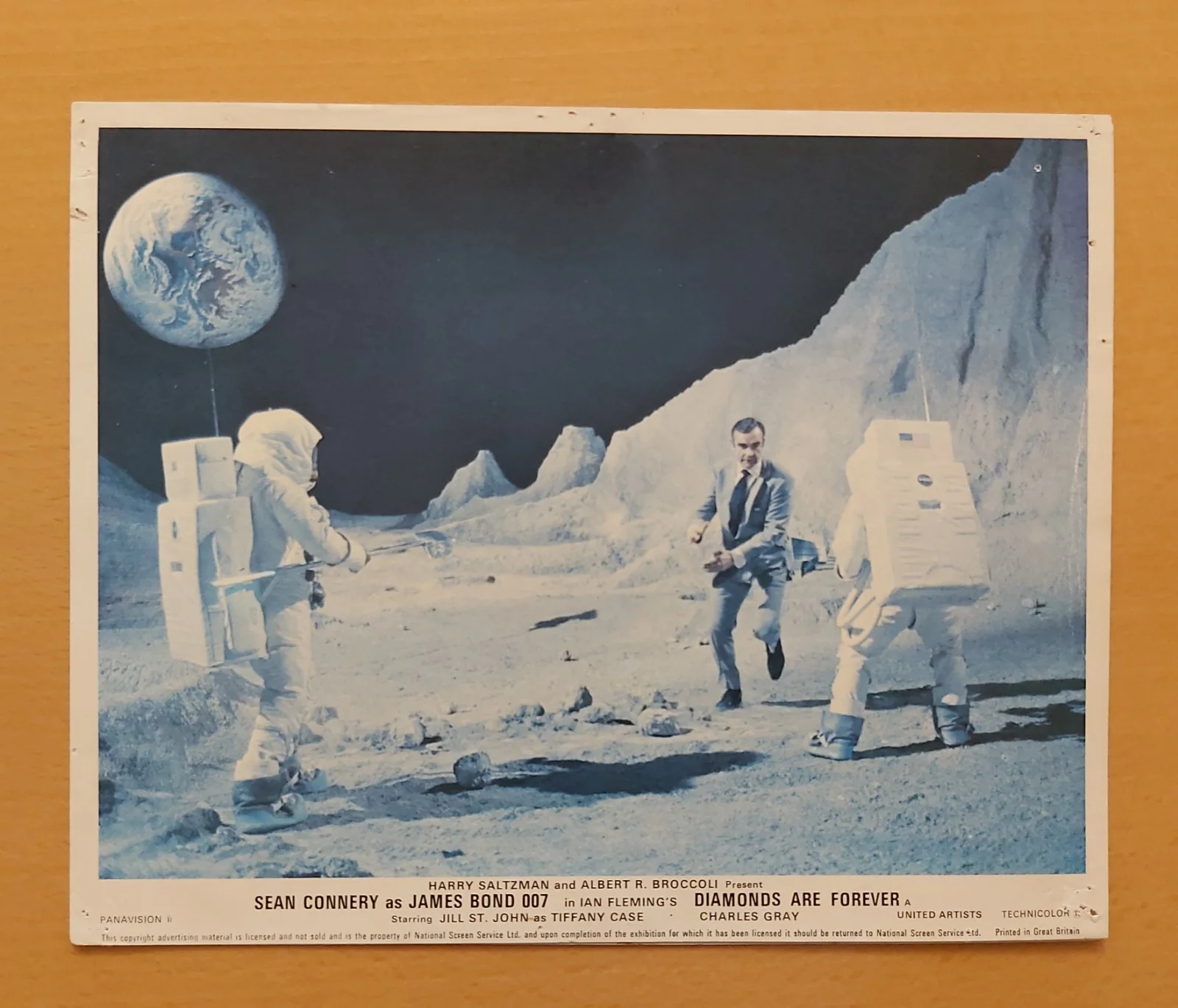DIAMONDS ARE FOREVER 1971 JAMES BOND FOH ORIGINAL LOBBY CARD SET OF 8 10 X 8, изображение 5