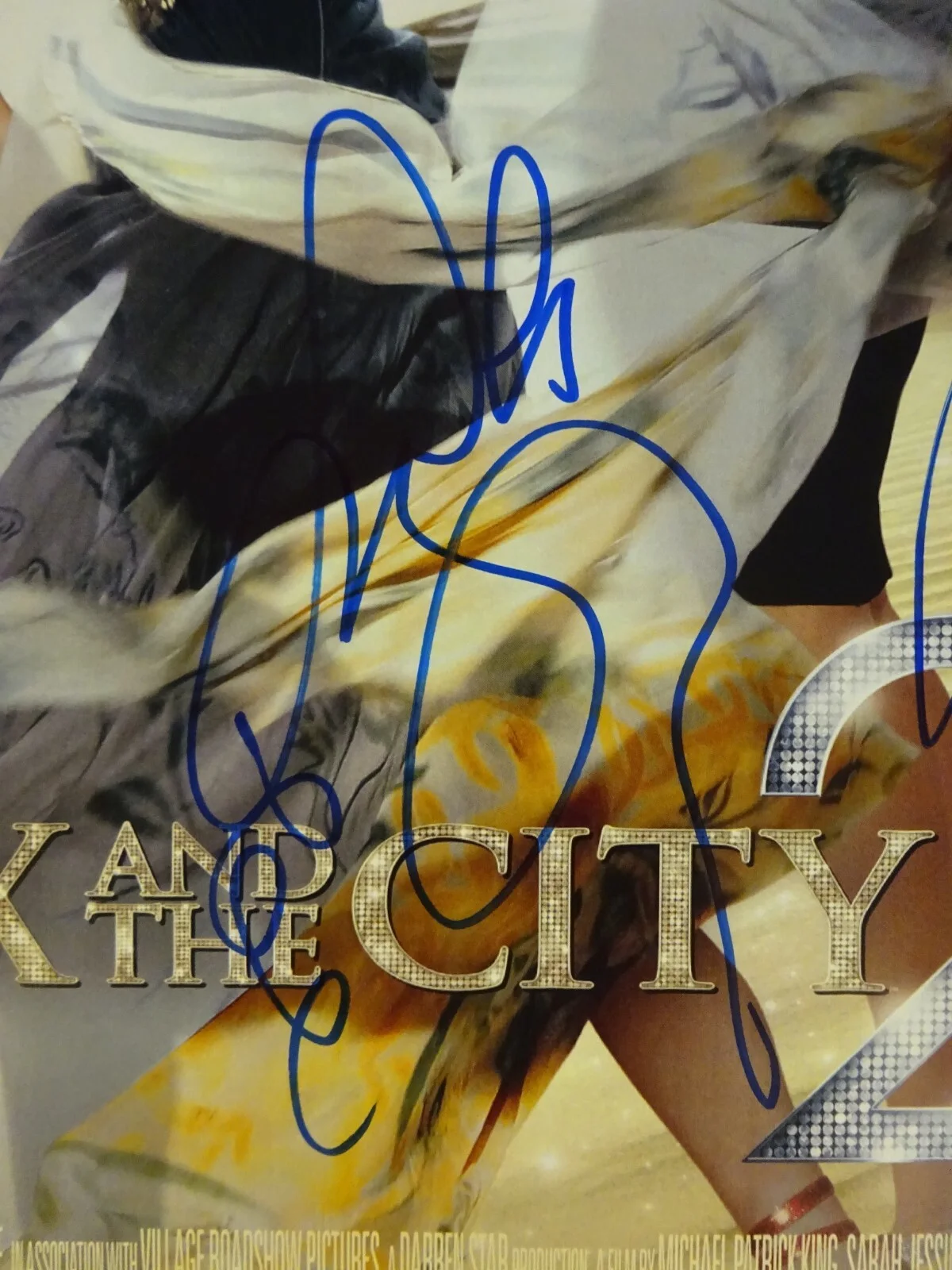 Sarah Jessica Parker, Kristin Davis, Cynthia Nixon — Signed Sex And The City 2 11x17 Photo Jessica Parker Nixon Davis Beckett COA LOA, изображение 5