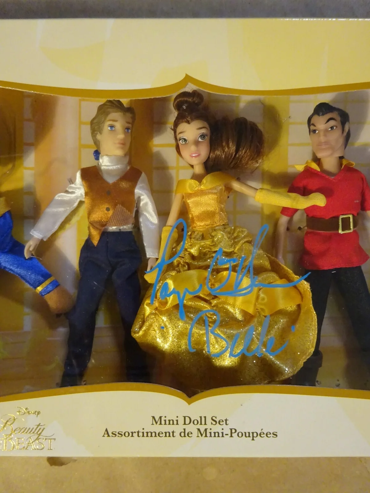 Paige O'Hara, Robby Benson, Richard White — Signed Paige O'Hara Robby Benson Richard White Beauty And The Beast Figures BAS, изображение 4