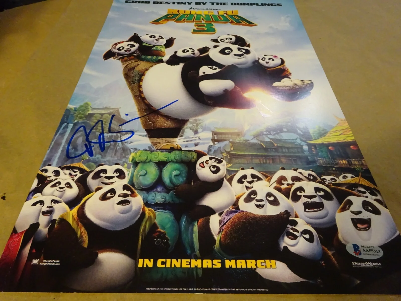 JK Simmons — Signed JK Simmons Autographed 11"x17" Kung Fu Panda 3 Photo Beckett BAS COA, изображение 3