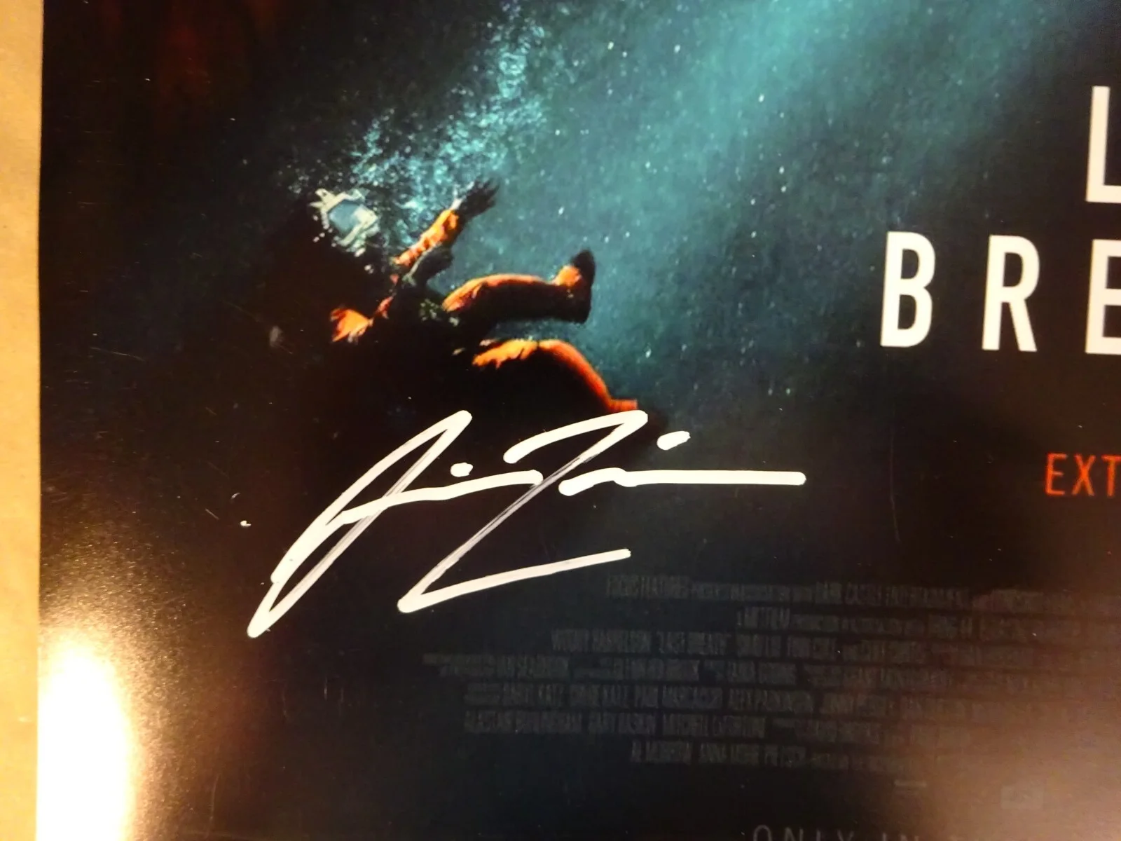 Simu Liu — Signed Simu Liu Autographed Last Breath 12"x18" Photo JSA COA, image 4