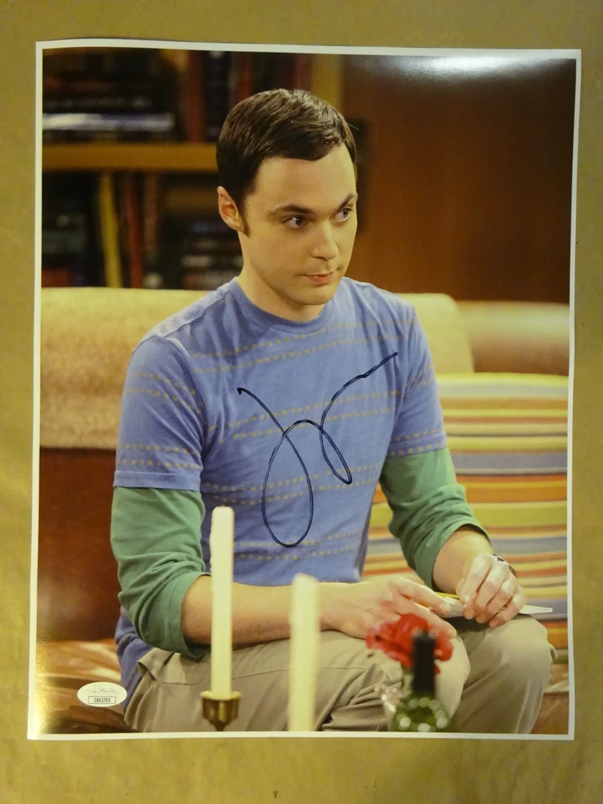 Jim Parsons — Signed Jim Parsons Autographed 11"x14" Photo Big Bang Theory JSA COA, image 2