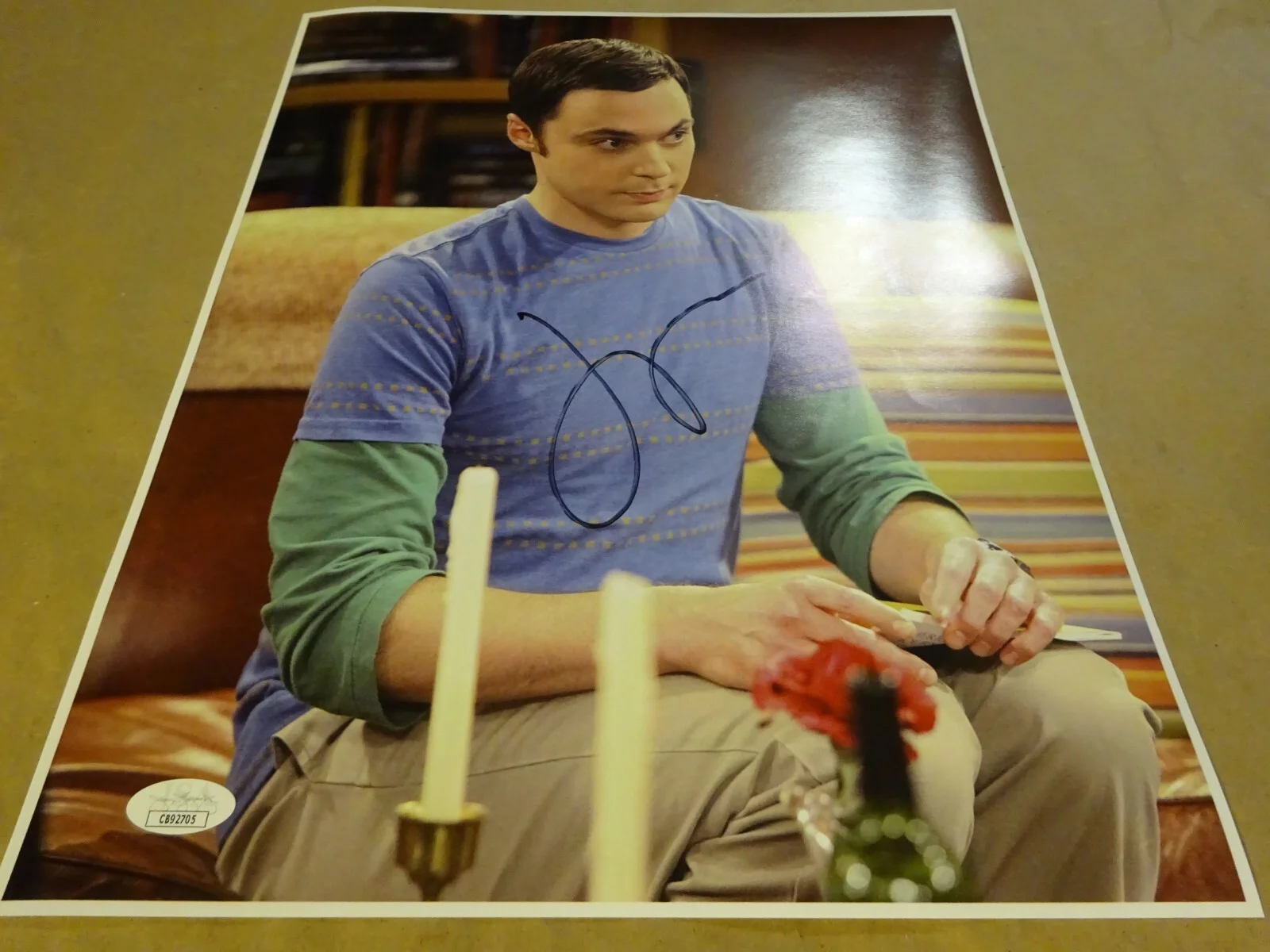 Jim Parsons — Signed Jim Parsons Autographed 11"x14" Photo Big Bang Theory JSA COA, image 3