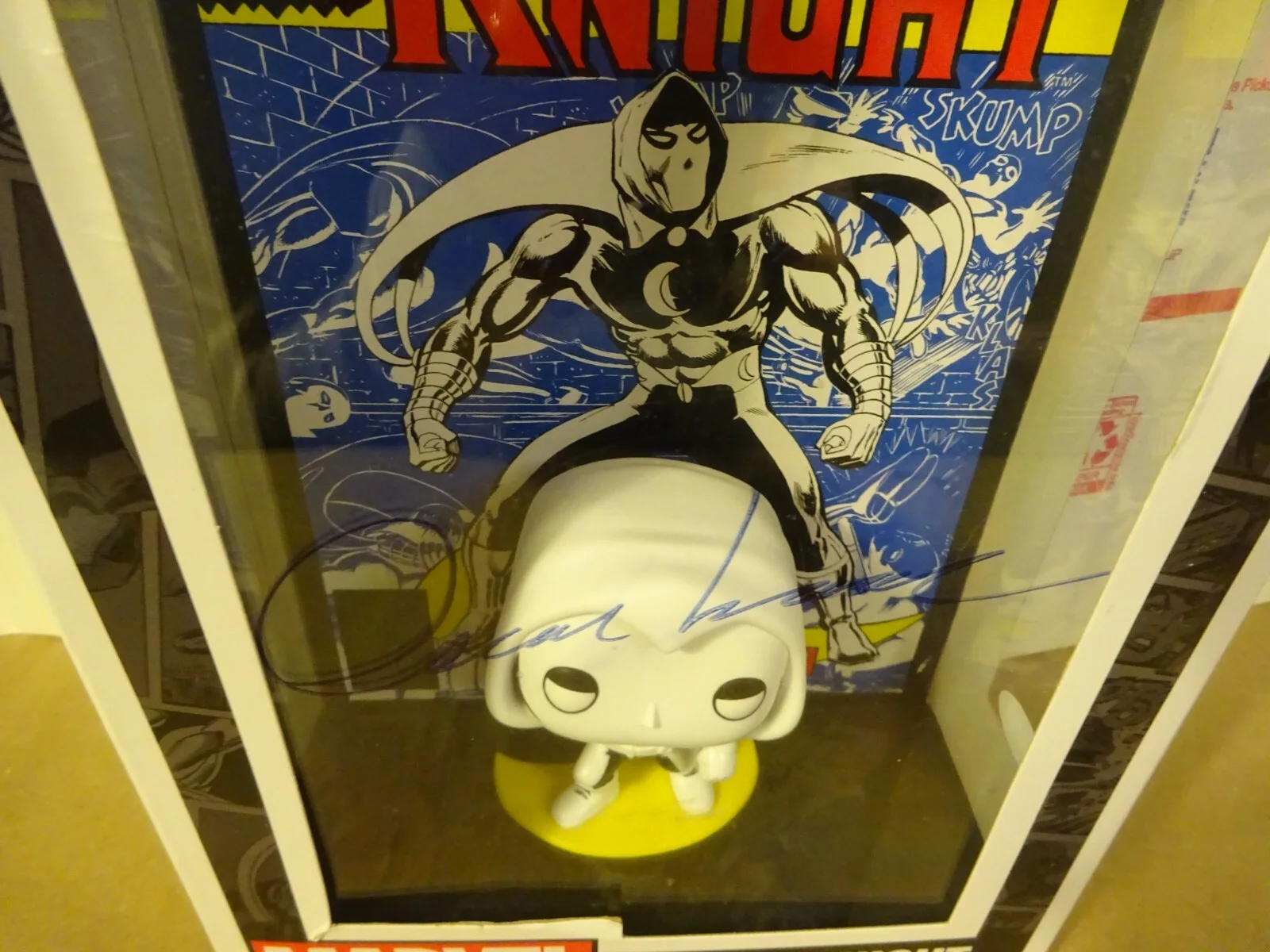 Oscar Isaac — Signed Oscar Isaac Autographed Moon Knight Comic Funko Pop #08 JSA COA, image 3