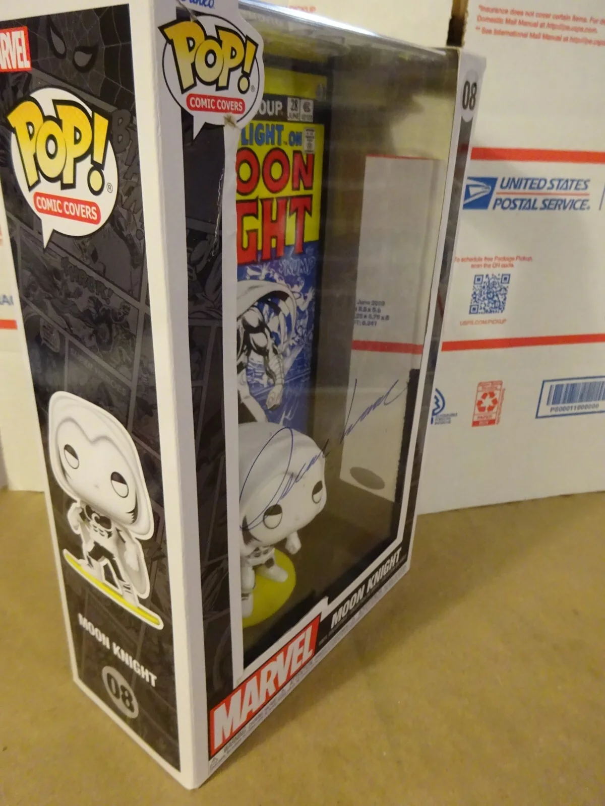 Oscar Isaac — Signed Oscar Isaac Autographed Moon Knight Comic Funko Pop #08 JSA COA, image 4