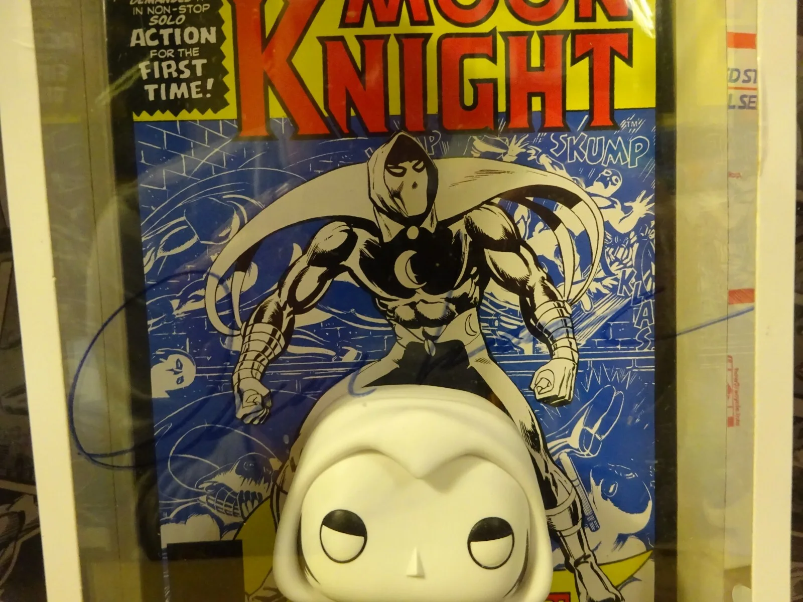 Oscar Isaac — Signed Oscar Isaac Autographed Moon Knight Comic Funko Pop #08 JSA COA, image 5