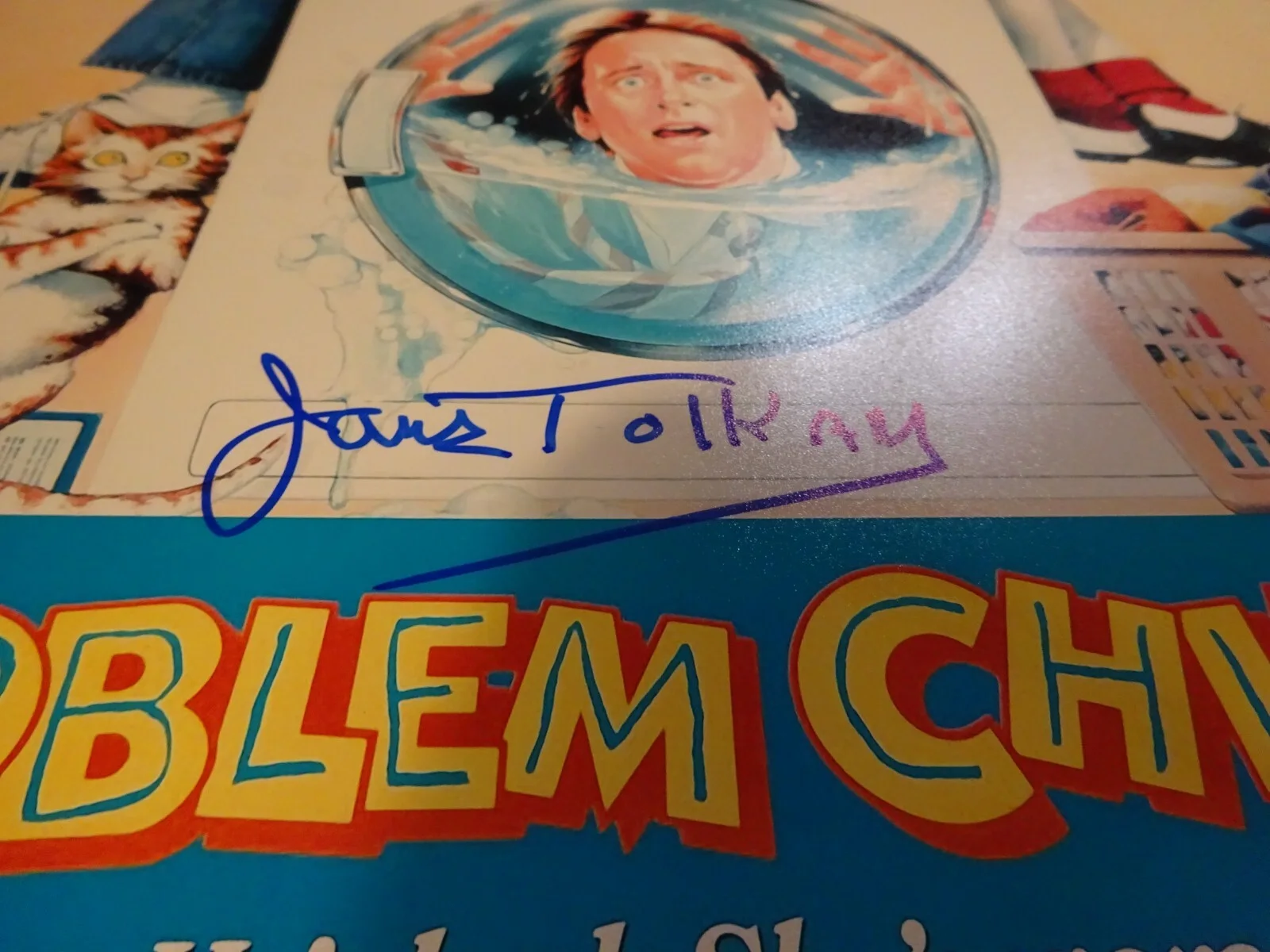 James Tolkan — Signed James Tolkan Autographed 11"x17" Problem Child 2 Photo Beckett BAS COA, изображение 5