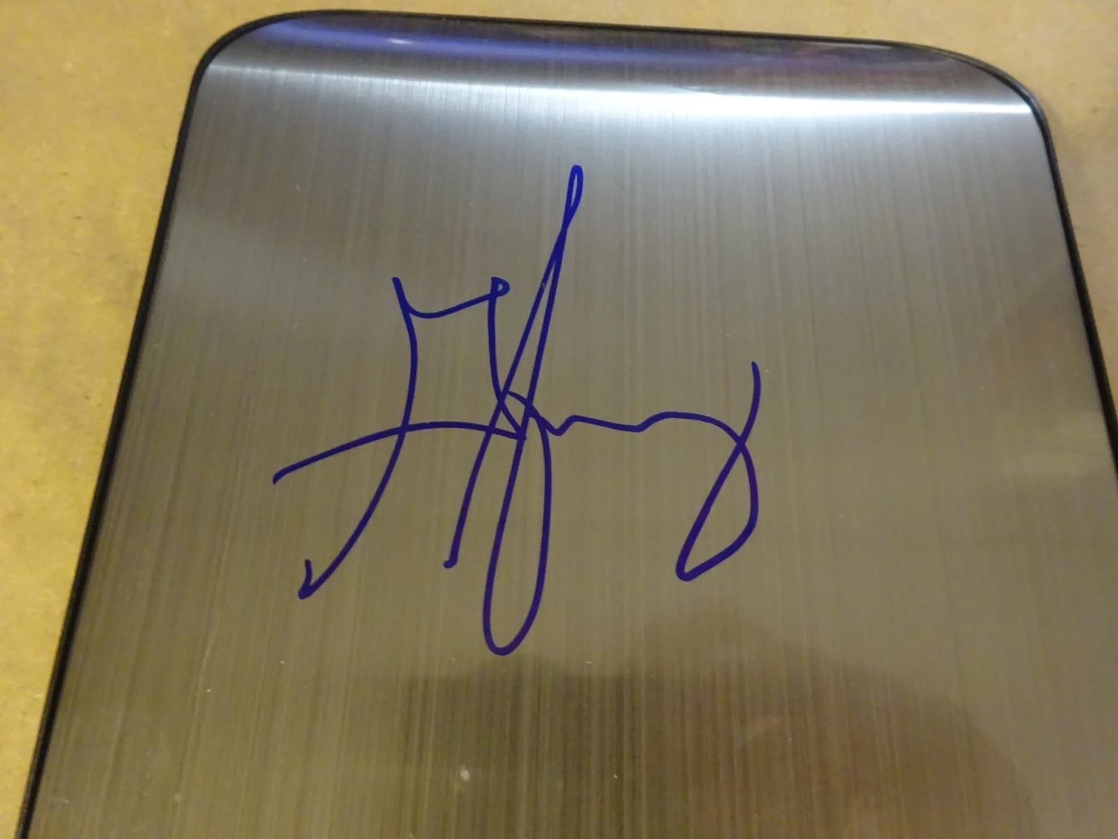 George Jung — Autographed George Jung Signed Digital Scale - Blow - Beckett BAS COA & Proof, image 4