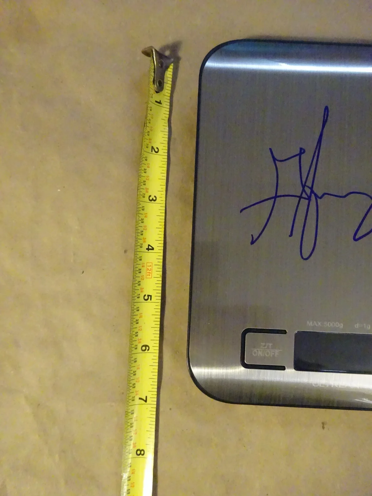 George Jung — Autographed George Jung Signed Digital Scale - Blow - Beckett BAS COA & Proof, image 5