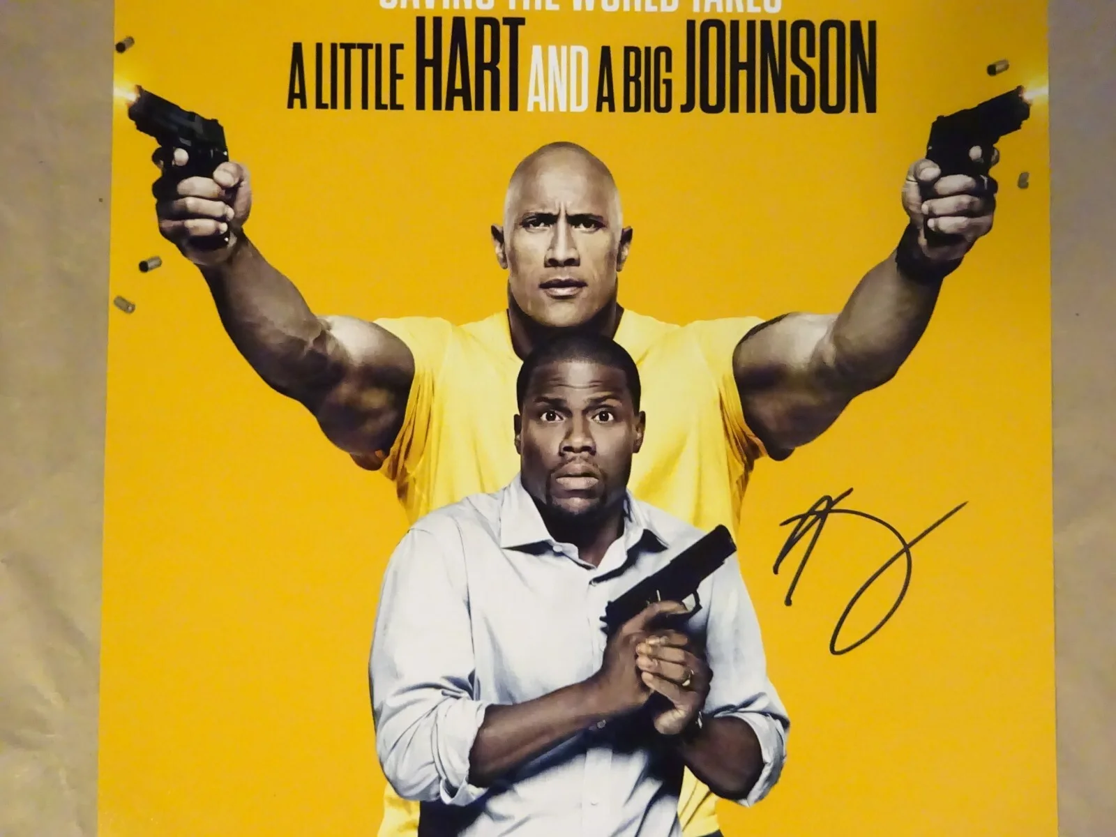 Kevin Hart — Signed Kevin Hart Autographed Central Intelligence 12"x18" Photo Beckett BAS COA, image 4