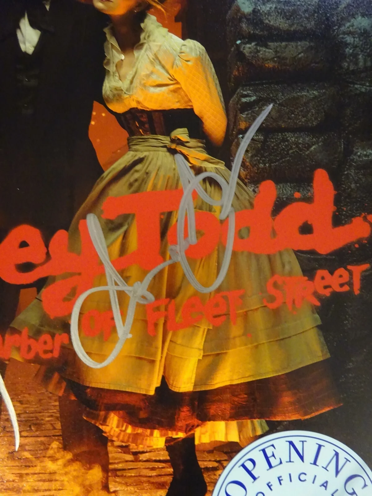 Josh Groban, Annaleigh Ashford — Sweeney Todd 11x17 Photo Signed By Josh Groban & Annaleigh Ashford BAS COA, изображение 5