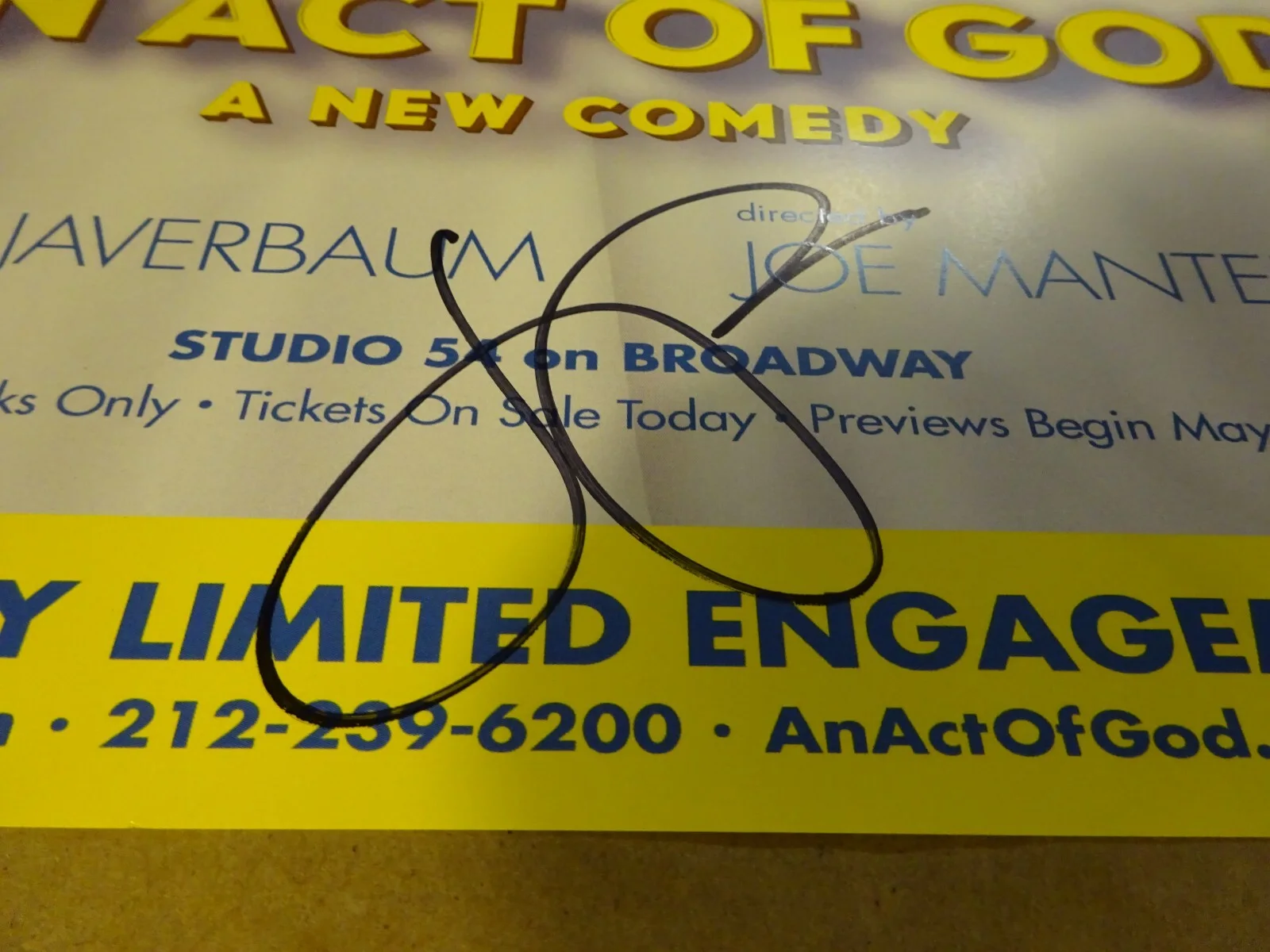 Jim Parsons — Signed Jim Parsons Autographed An Act Of God Photo 11"x17" Beckett BAS COA, изображение 5