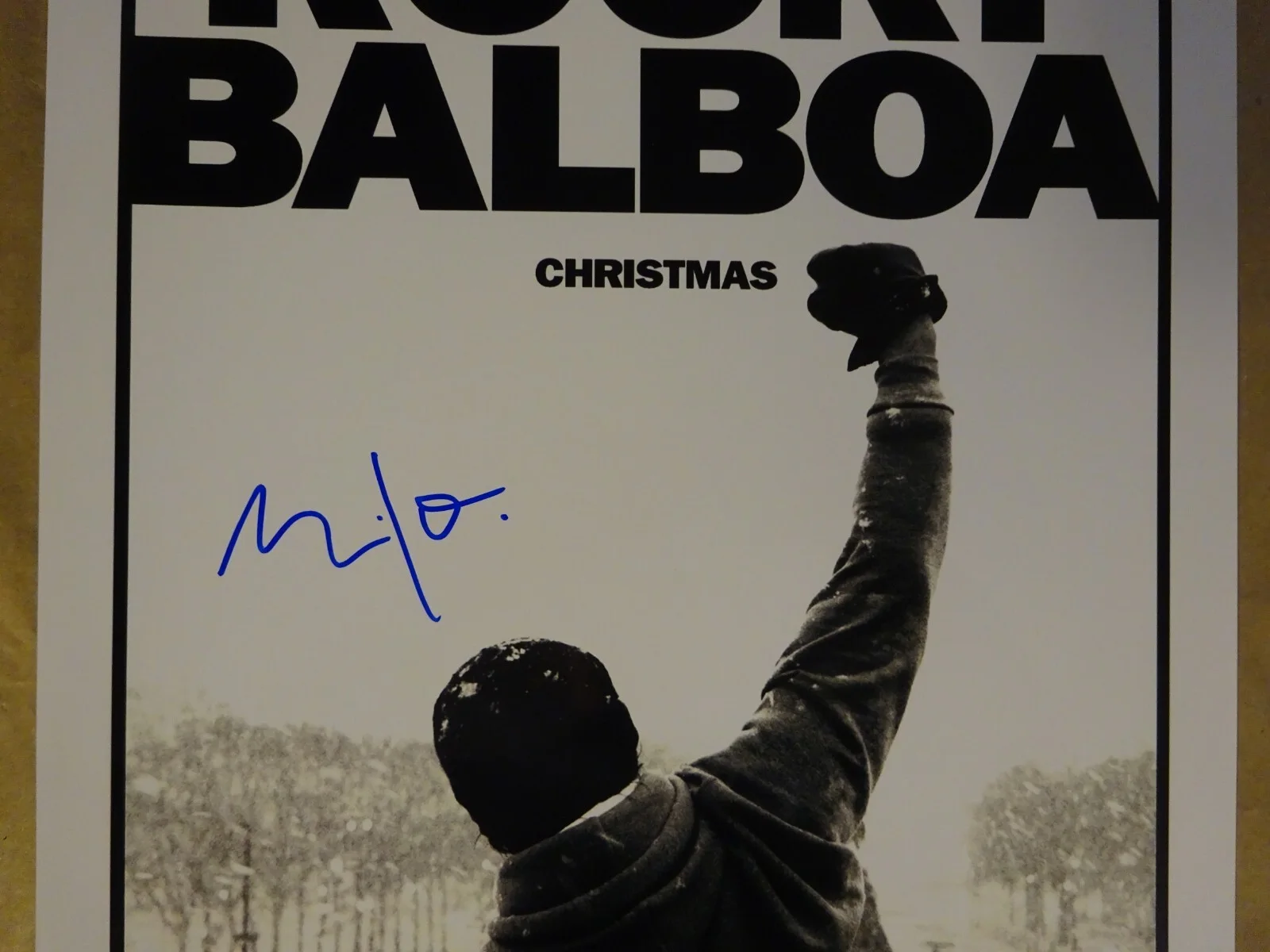Milo Ventimiglia — Signed Milo Ventimiglia Autographed Rocky Balboa 12"x18" Photo Beckett BAS COA, image 4