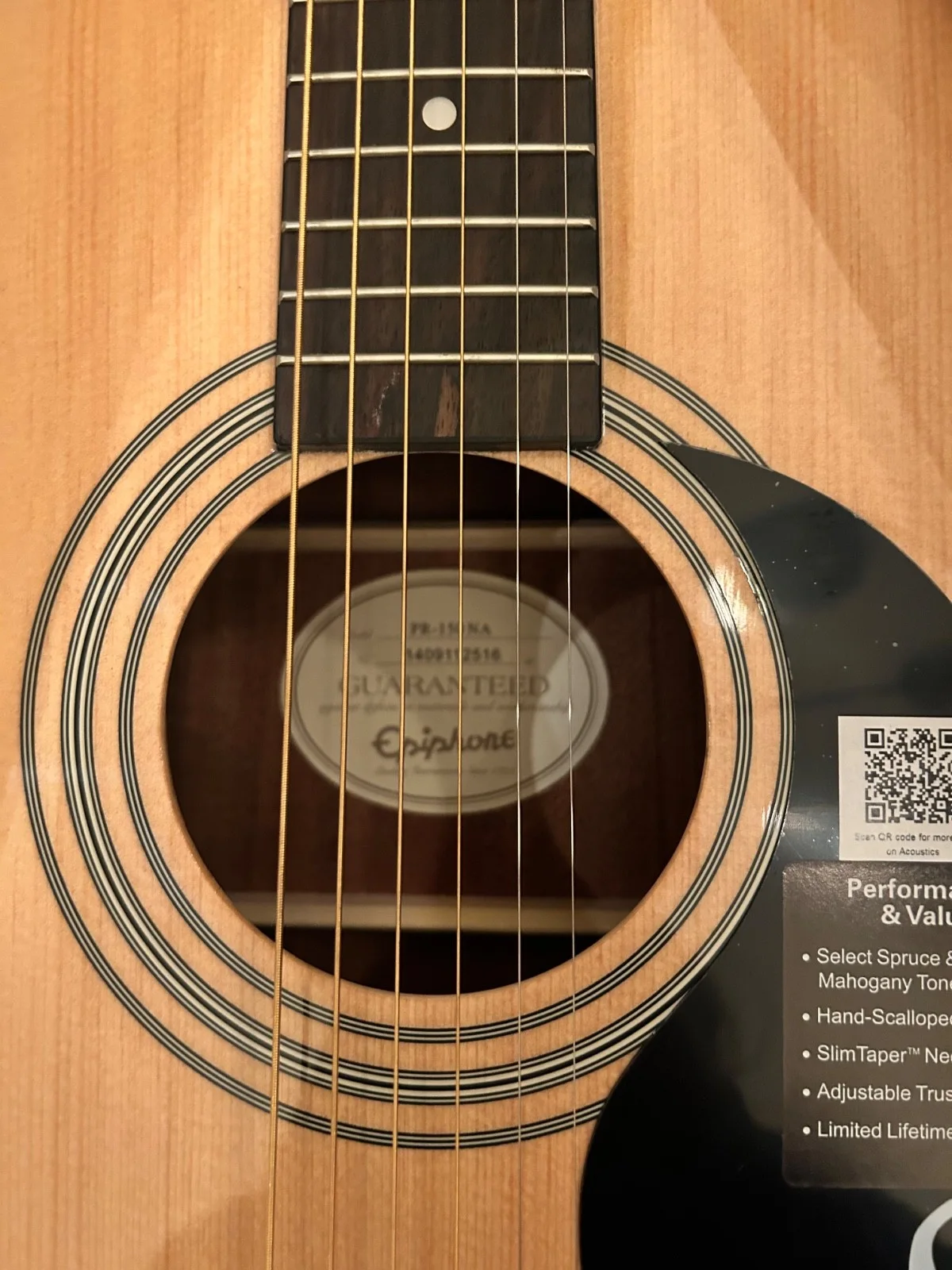 Luke Bryan — Luke Bryan Signed Autograph Gibson Epiphone Guitar, image 2