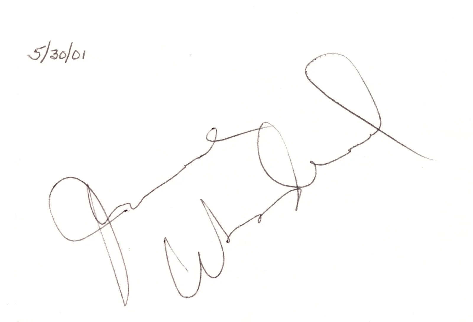 Joanne Woodward — Joanne Woodward Actress Signed 3x5 Index Card -W/COA