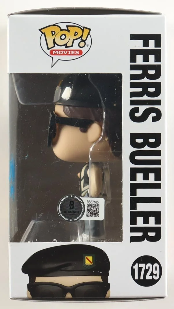 Matthew Broderick Sig Signed "Ferris Bueller's Day Off" #1729 Funko Pop! Beckett, image 2