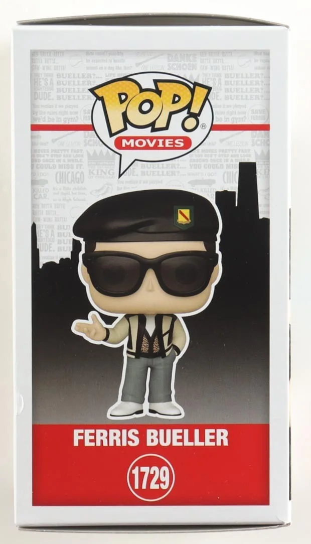 Matthew Broderick Sig Signed "Ferris Bueller's Day Off" #1729 Funko Pop! Beckett, image 4
