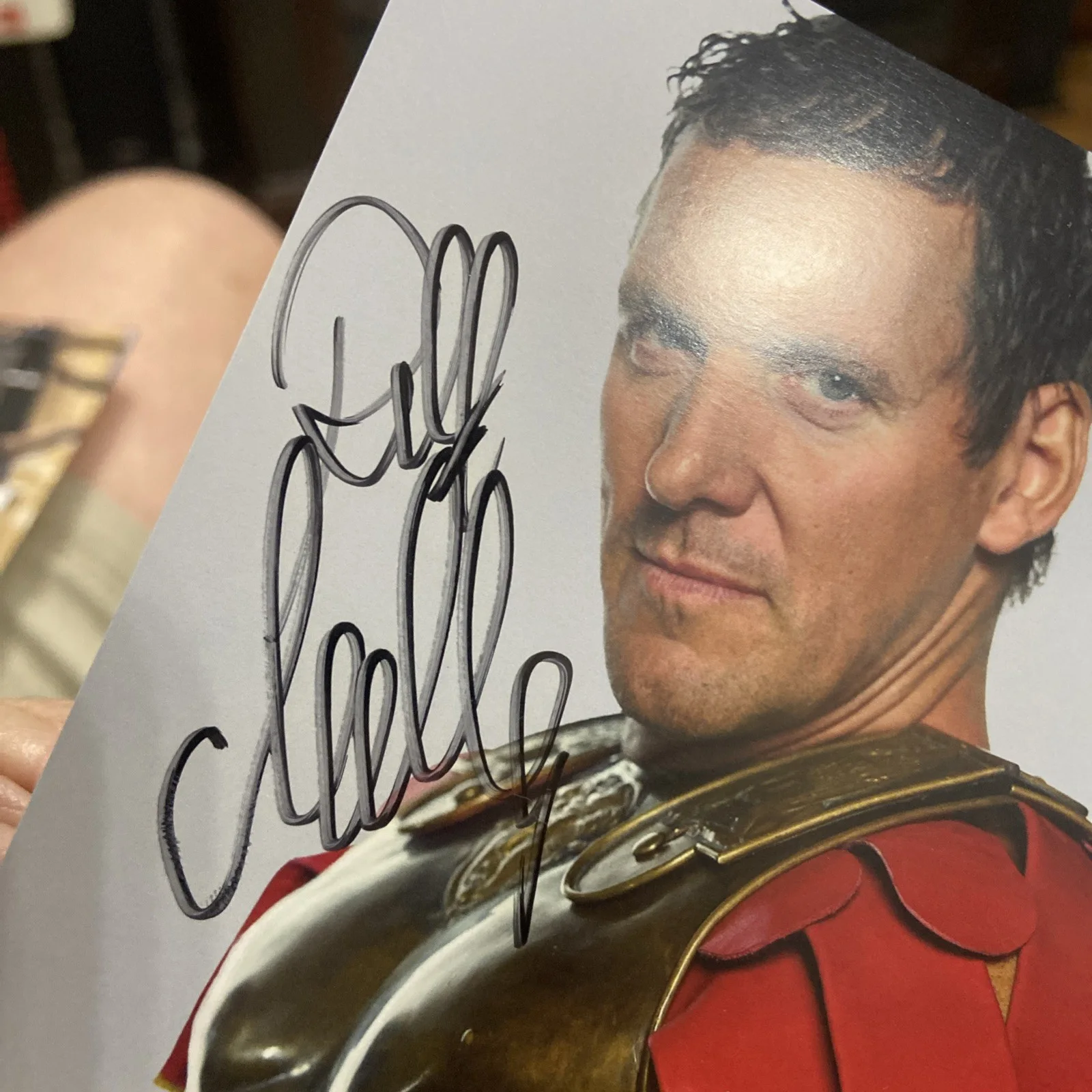 Ralf Moeller — RALPH MOELLER 'Gladiator as Hagen' in-person signed autograph 4x6 Photo, изображение 2