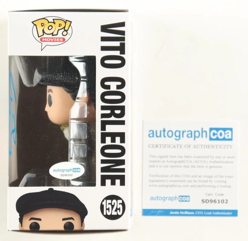 Robert De Niro Signed The Godfather Part II #1200 Vito Corleone Funko Pop! ACOA, изображение 2