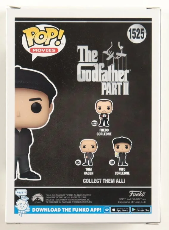 Robert De Niro Signed The Godfather Part II #1200 Vito Corleone Funko Pop! ACOA, изображение 3