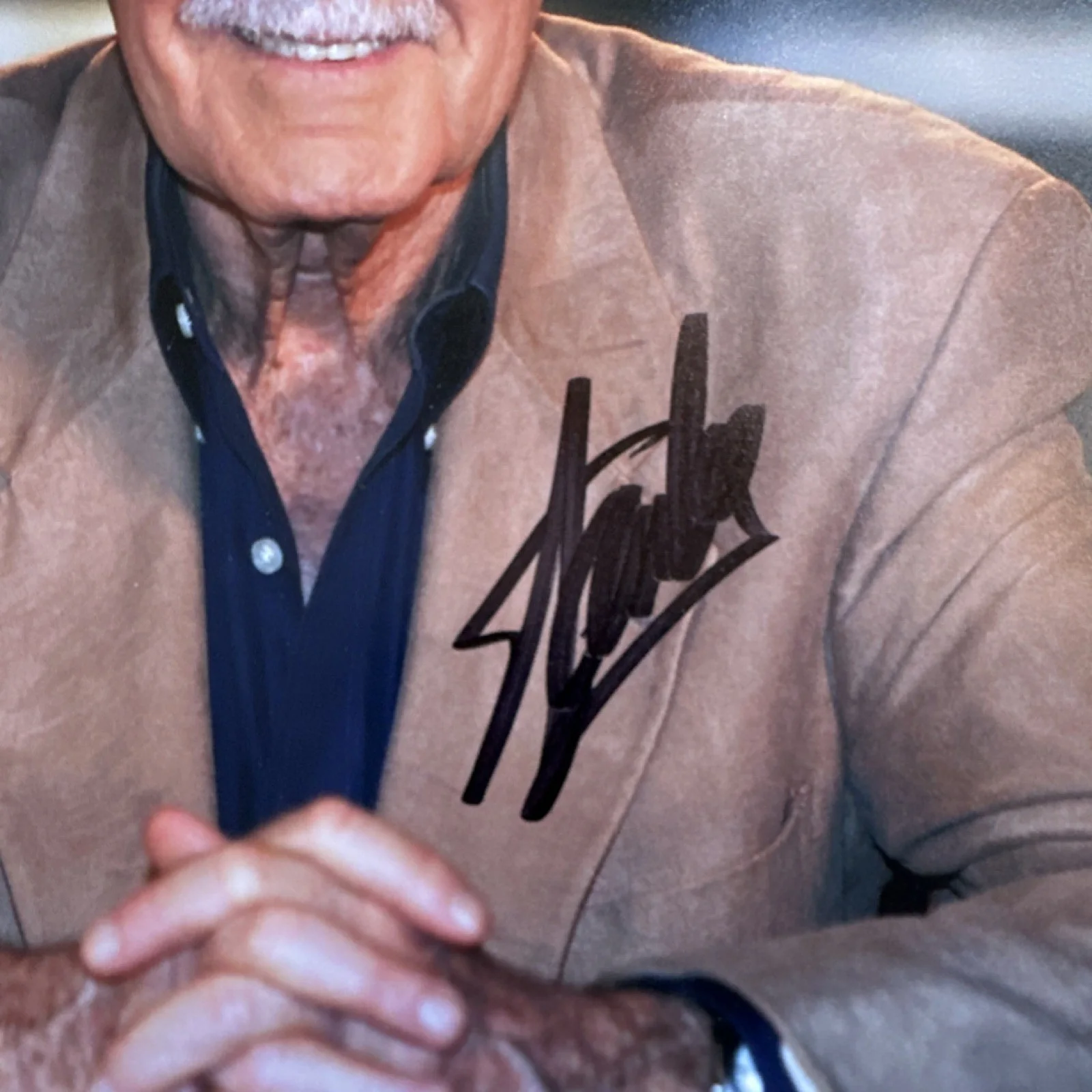 Stan Lee — Stan Lee Original Autographed 8x10 Photograph Signed Oz Comic Con 2012 Movies, изображение 3