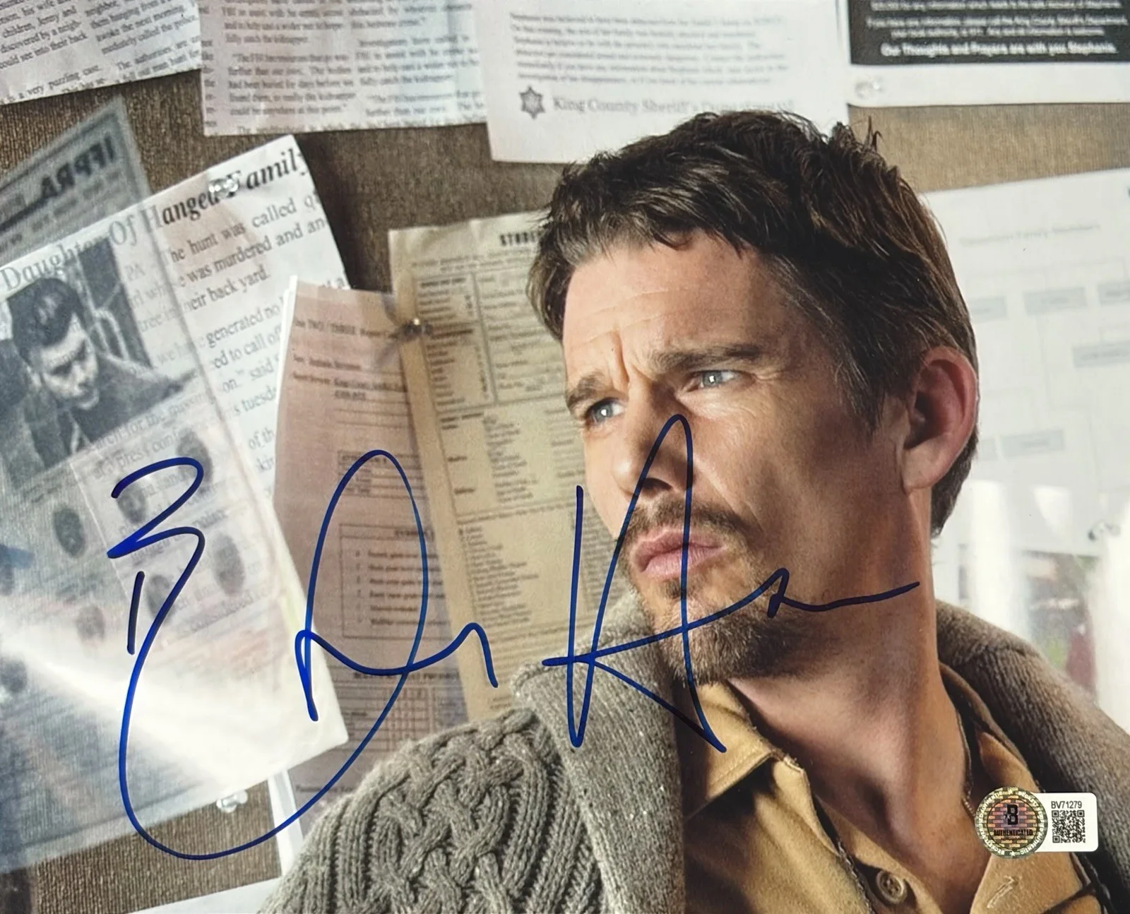 Ethan Hawke — ETHAN HAWKE SIGNED 'TRAINING DAY' 8x10 MOVIE PHOTO BECKETT BAS COA AUTOGRAPH