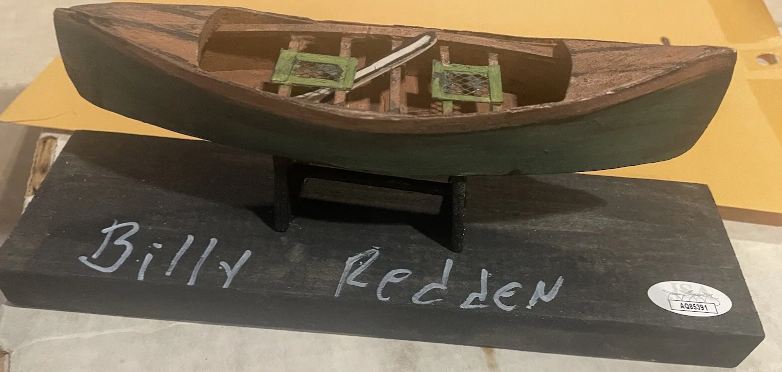 Billy Redden — Deliverance Banjo Boy Billy Redden Signed Canoe JSA Certified, изображение 2