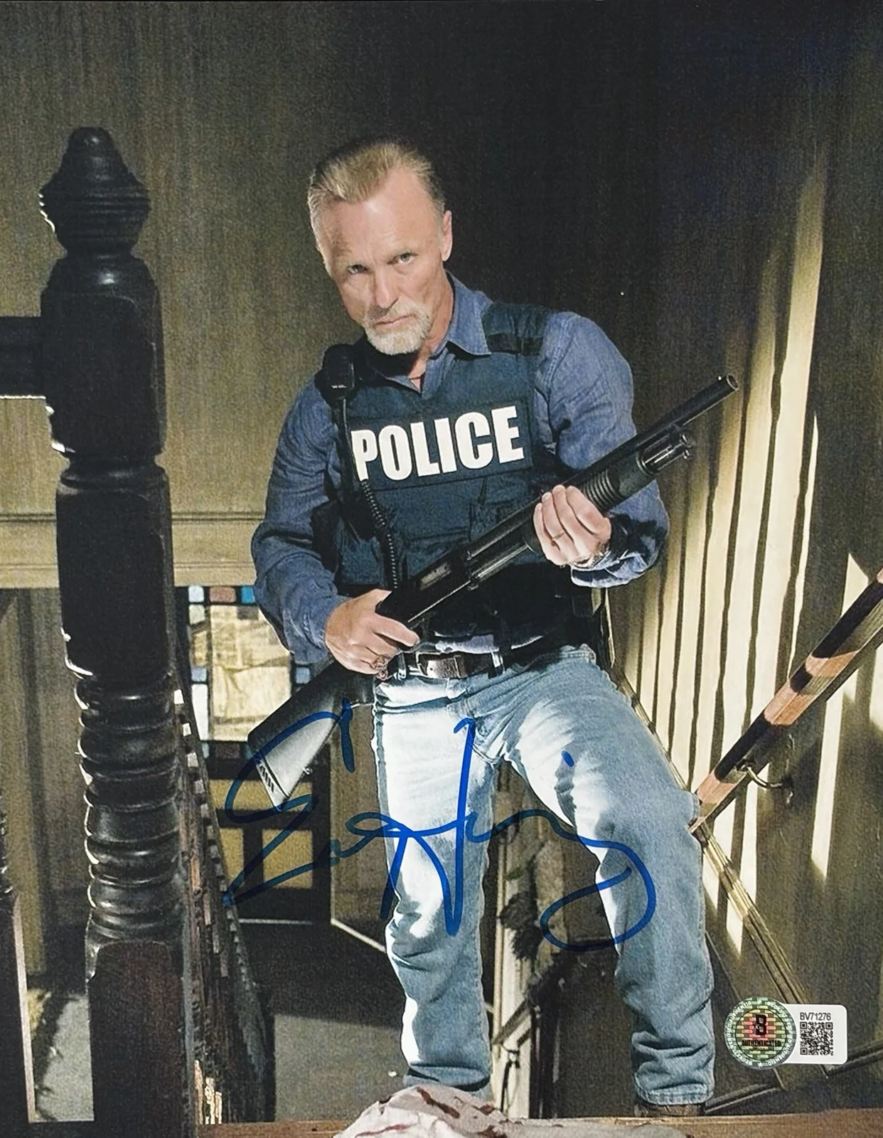 Ed Harris — ED HARRIS SIGNED GONE BABY GONE 8x10 PHOTO ACTOR BECKETT BAS COA AUTOGRAPH