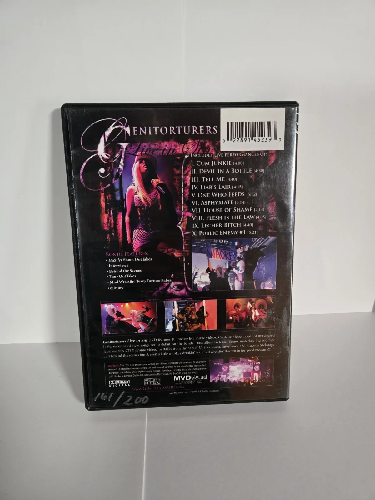 Gen — Genitorturers Signed Autographed DVD 1/200, image 2