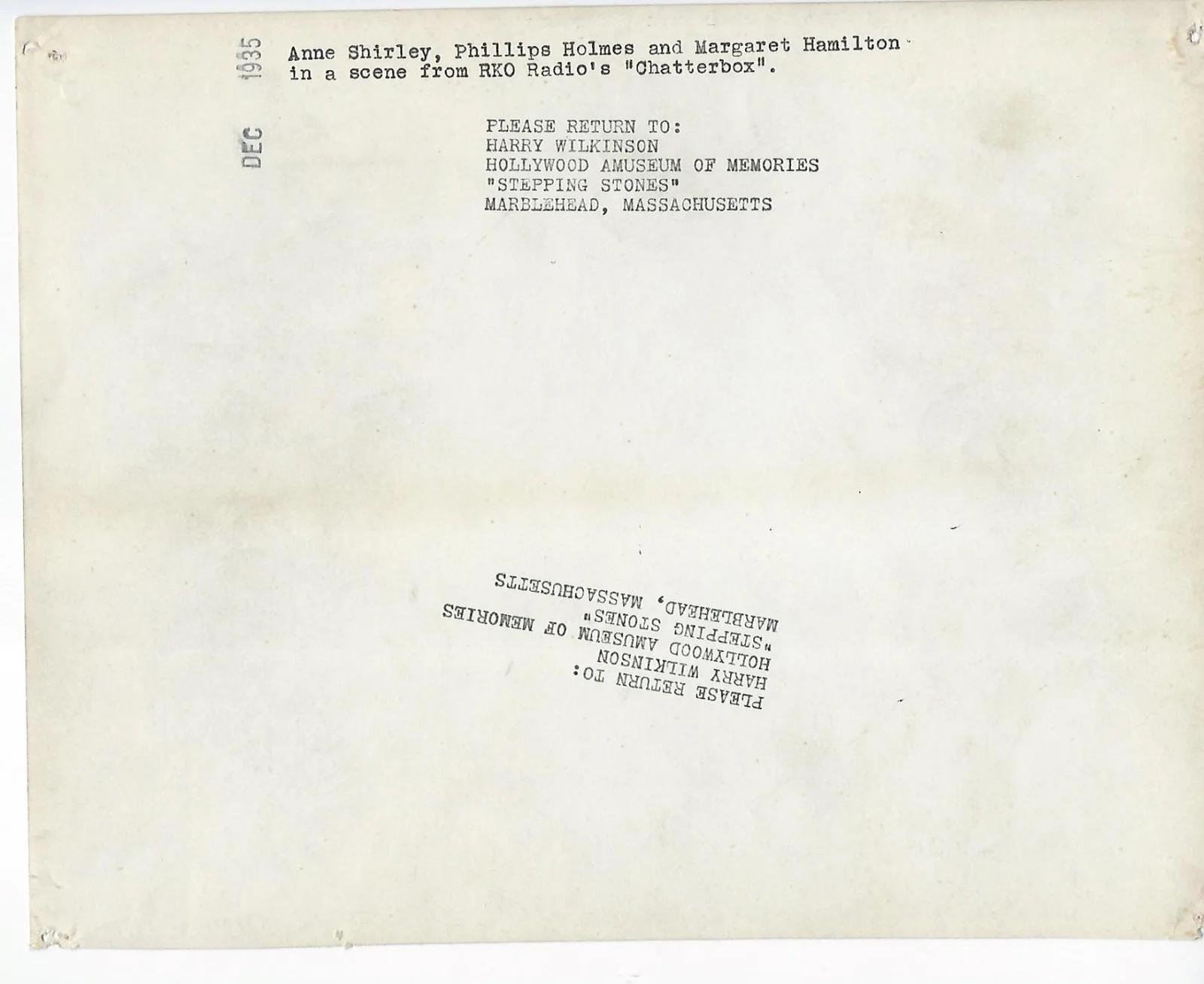 Margaret Hamilton — Margaret Hamilton Autograph Signed Photo JSA COA Chatterbox Wizard of Oz, image 3