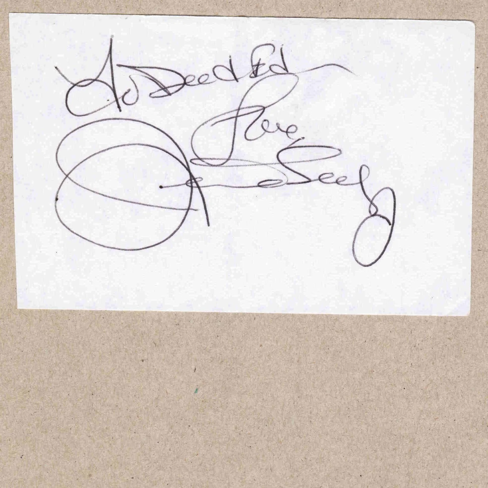 1980's Jeannie Seely Signed Autograph w/ Fan Taken 3.5 x 3.5 OOAK Photo Vintage, изображение 2