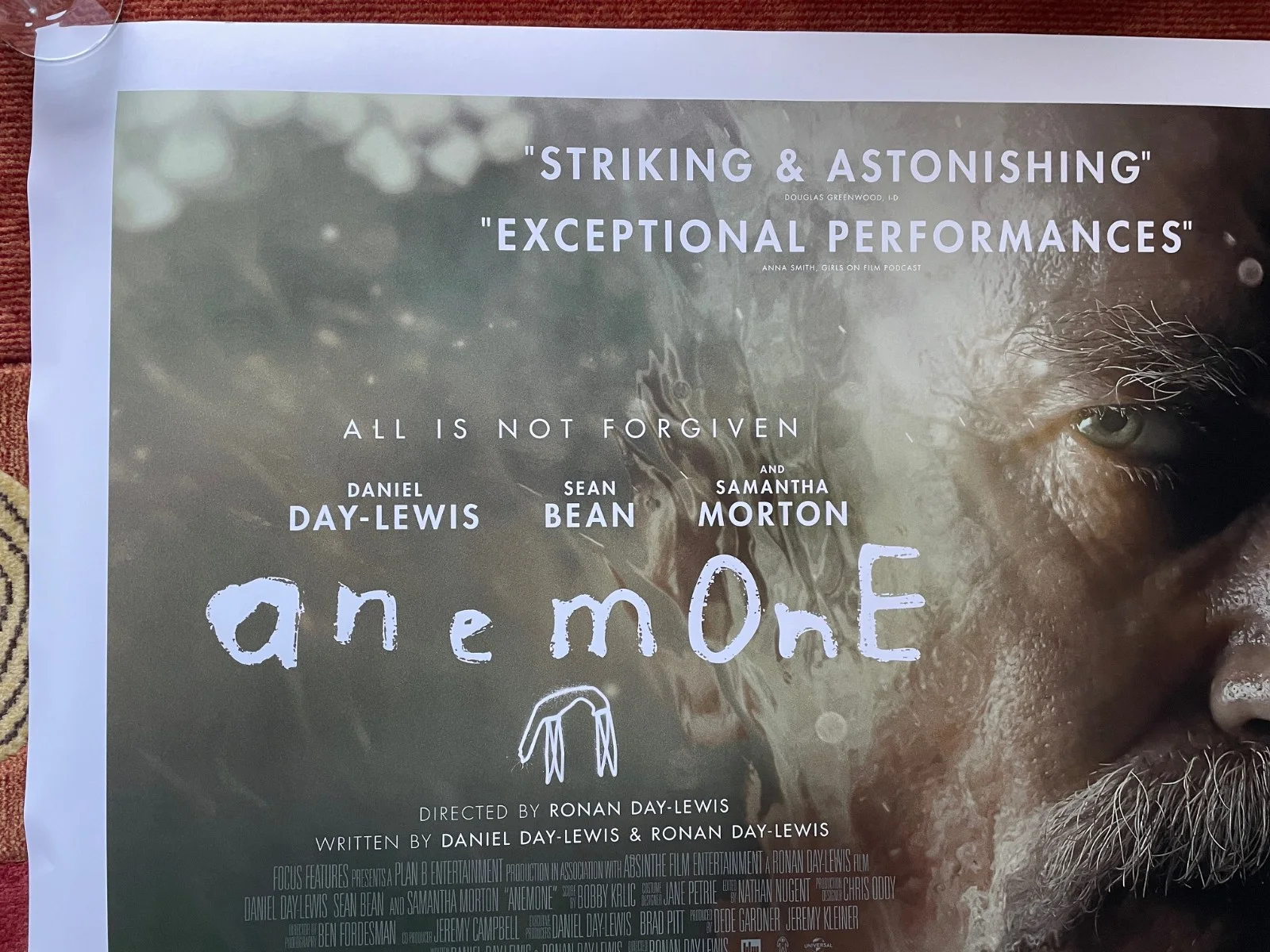 ANEMONE (2025) Original UK Quad Movie Film Poster Daniel Day-Lewis, изображение 2