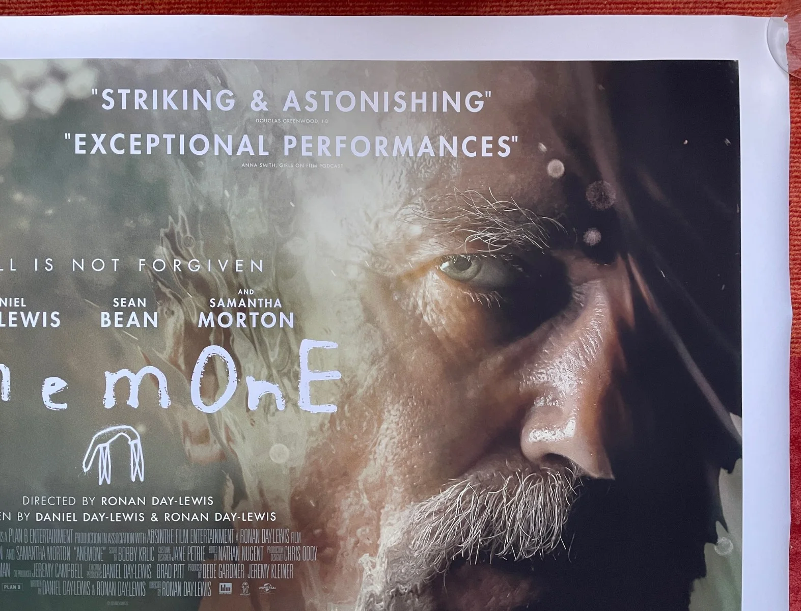 ANEMONE (2025) Original UK Quad Movie Film Poster Daniel Day-Lewis, изображение 3