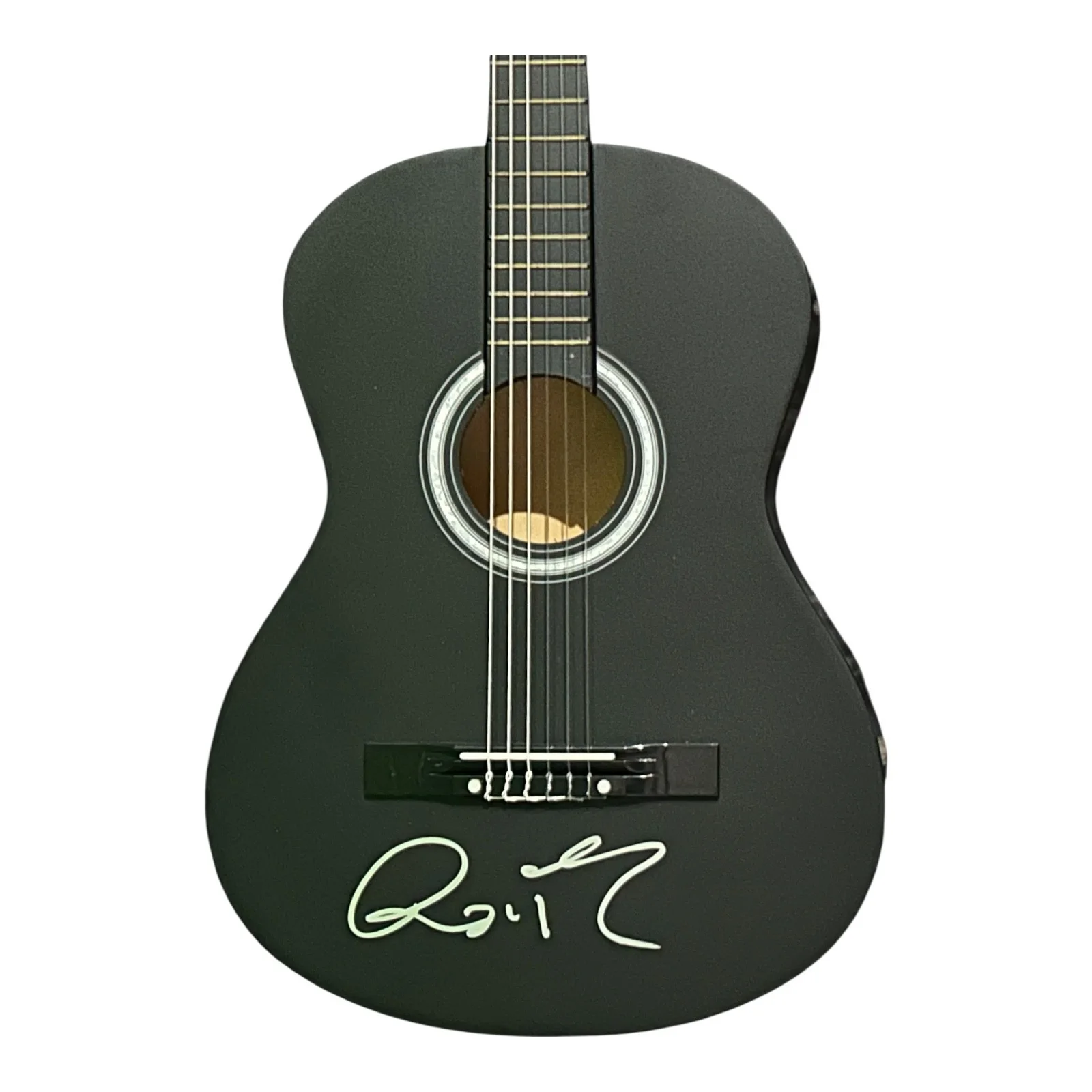 RYAN BINGHAM AUTOGRAPHED BLACK ACUSTIC 38 inch GUITAR Beckett BT20775, image 2