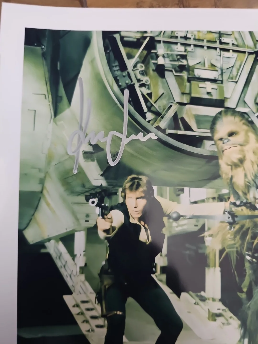 HARRISON FORD — Star Wars Harrison Ford as Han Solo signed Autograph 8x10 photo (Auth Sticker), image 2