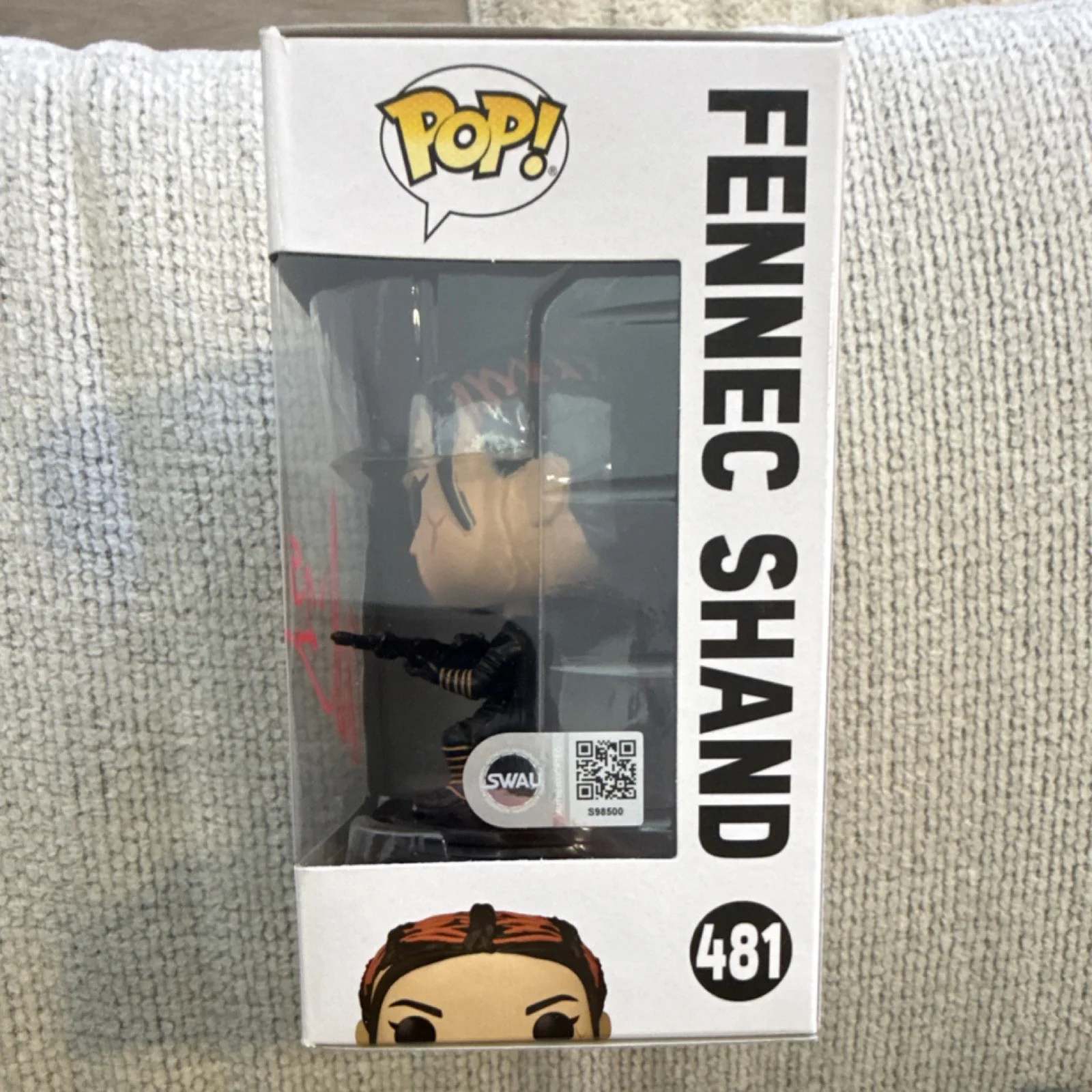 Funko Pop! Star Wars The Book of Boba Fett Fennec Shand #481 SWAU Autographed, изображение 2