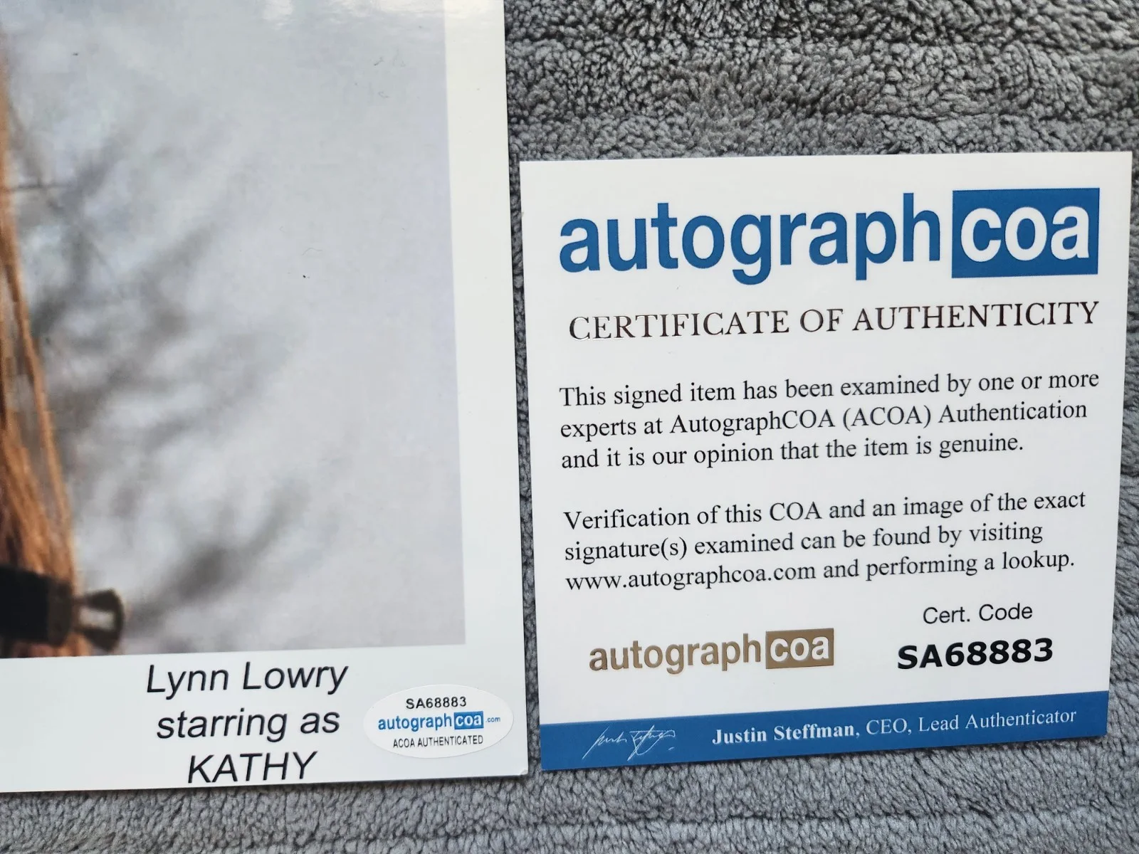 Lynn Lowry Autographed 8x10 Photo the Crazies Horror Movie COA, изображение 2