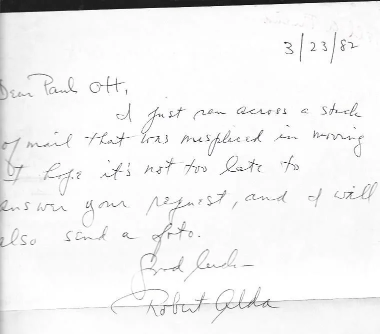 Original hand signed Robert Alda autographs on letter & 5 x 7 photo, изображение 3