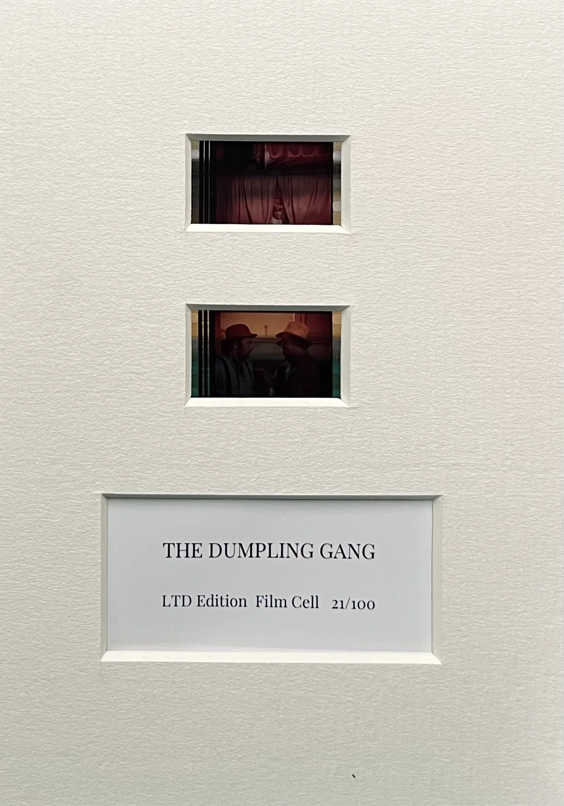 THE APPLE. DUMPLING GANG. 35mm Film Cell Mounted Display, image 3