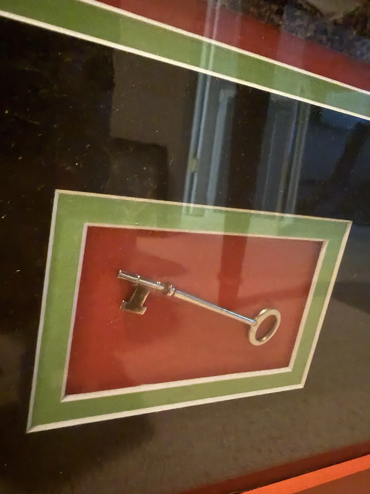 Cast Signed Photo Plus OOAK Prop Key from NBCs Grimm In Custom Red Frame, image 3