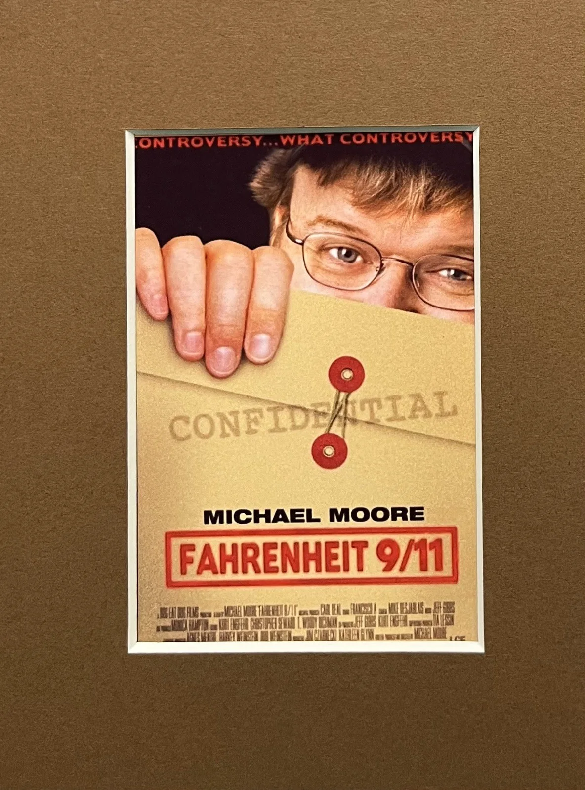FARENHEIT 9/11. 35mm Film Cell Mounted Display, изображение 2