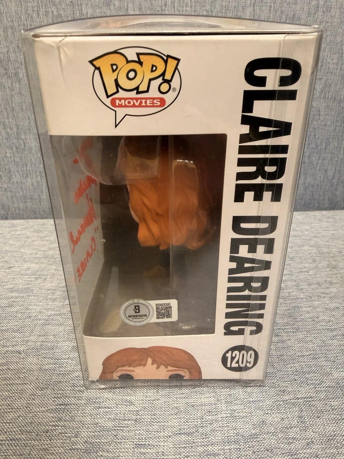 Bryce Dallas Howard — Bryce Dallas Howard Signed Funko Pop #1209 Claire Dearing Autograph Beckett COA, изображение 3