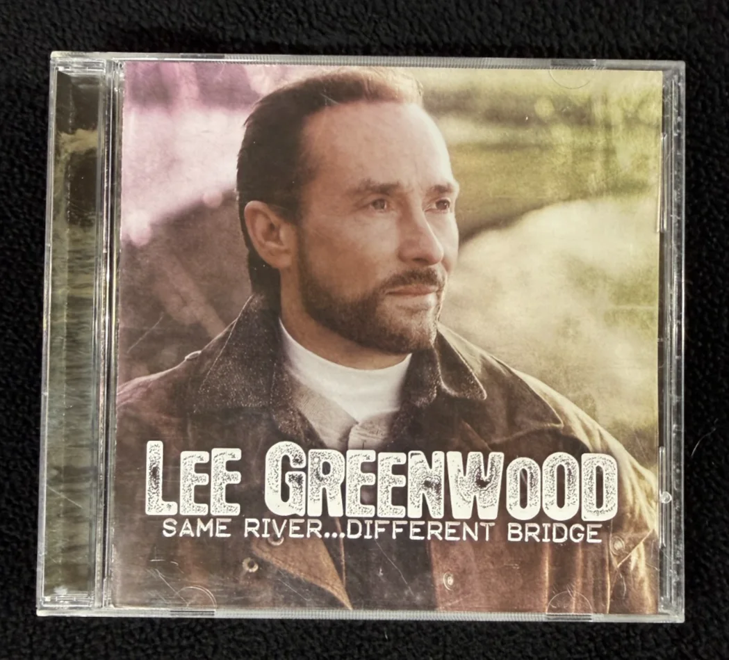 Lee Greenwood Signed Same River Different Bridge CD JSA COA, image 2