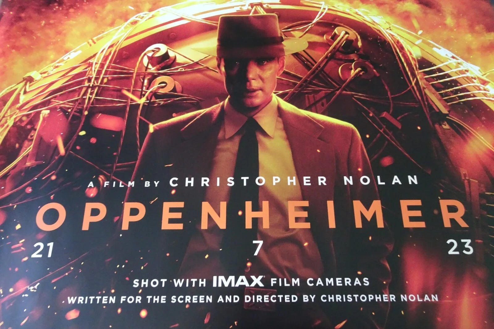 Oppenheimer Poster Cinema Quad Original 2023 Christopher Nolan Cillian Murphy, изображение 3